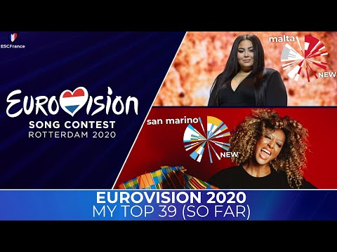 Eurovision 2020 | My Top 39 (So Far) | (+Malta 🇲🇹 | San Marino 🇸🇲)