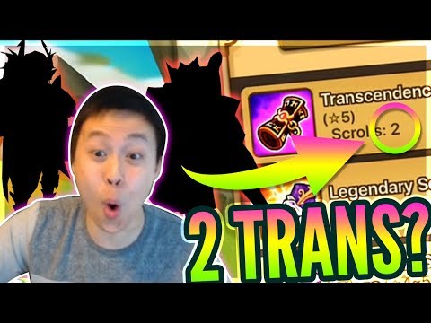 2 x Transcendent Scrolls On 1 Account! - Nat 5 GALORE!!! - New Years Summons / Rune Packs