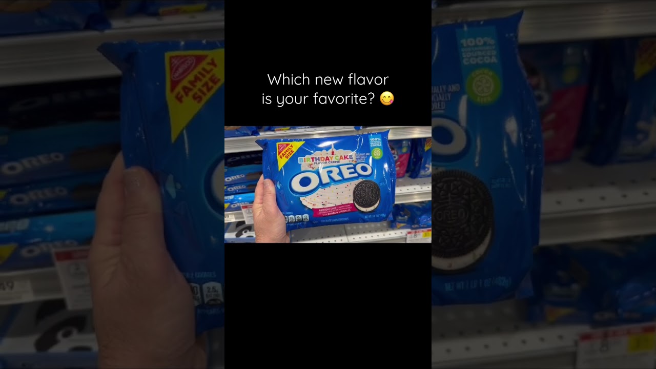 NEW Oreo flavors! Which one is your favorite?!