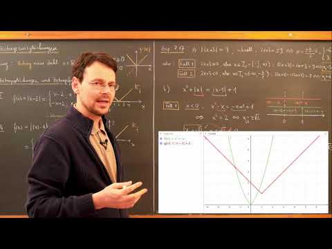 MathePlus / Video 7.14: Betragsgleichungen
