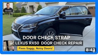 Rx350 Door Check Strap Replacement