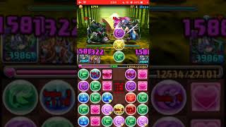 【パズドラ実況】ヤマツミ2体以下に闇アテナパーティで挑戦