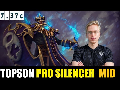 🤯TOPSON [SILENCER] MID 7.37C - DOTA 2 HIGHEST MMR MATCH #dota2  #dota2gameplay  #topson