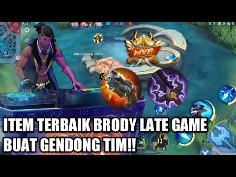 RAHASIA!! INI ITEM LATE GAME BRODY AUTO WS + MVP!! - Mobile Legends