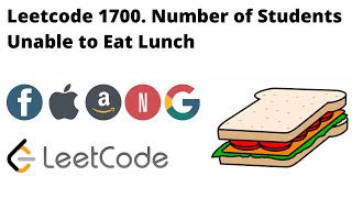YouTube video 'Leetcode 1700. Number of Students Unable to Eat Lunch'