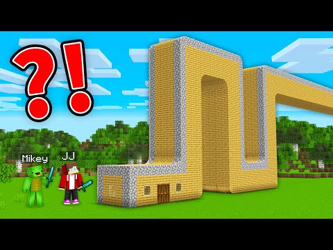 Mikey & JJ - Minecraft - Mikey and JJ Found an INFINITE HOUSE in Minecraft (Maizen)