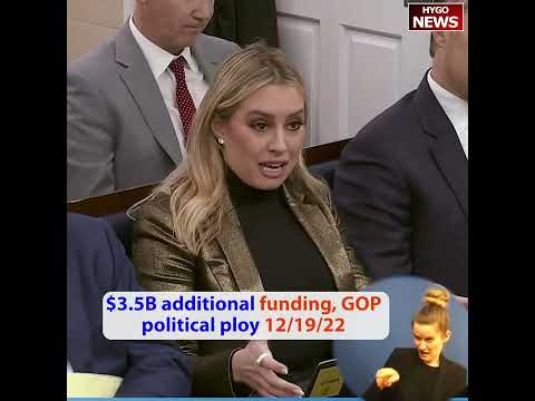 Q: 4600 migrants capacity 1040 no difference; A: $3.5B additional, GOP political ploy not helping