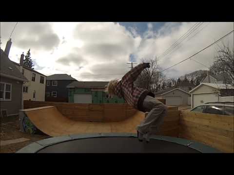 Trampoline with Nathan