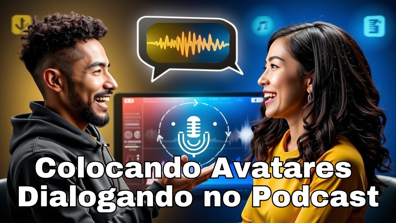 Como Colocar avatar no Podcast do NotebookLM com Dialogo em Português