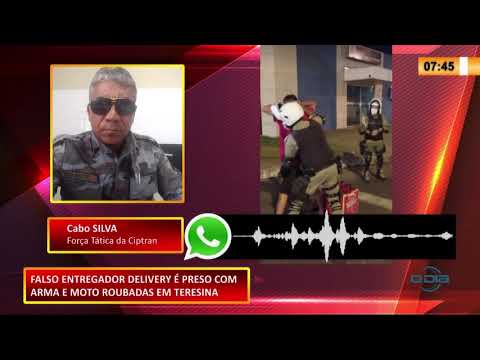 Meliante que se disfarçava de entregador é preso portando arma e moto roubada 29 09 2020