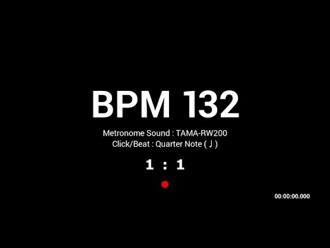 Metronome BPM 132 / TAMA-RW200