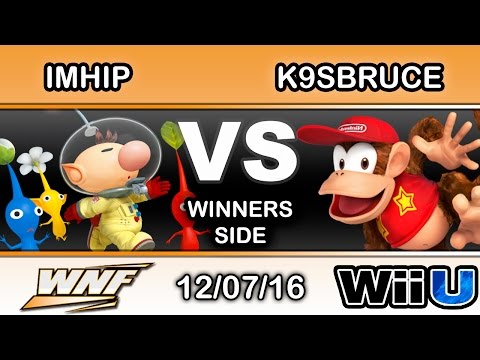 WNF 4.6 - TiE | ImHip (Olimar) Vs. K9sbruce (Sheik, Diddy Kong) Winners Side - Smash Wii U