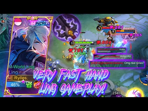 RYLLES LING FAST HAND ON ANOTHER LEVEL! | MOBILE LEGENDS