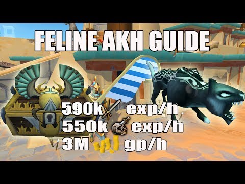 [Runescape 3] Feline Akh Slayer Guide | Soul Devourers | 590k Melee Exp/h | 550k Slayer Exp/h