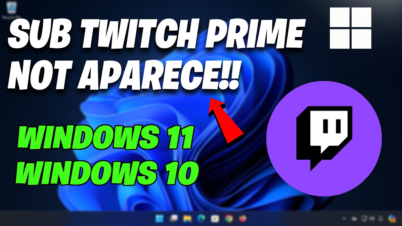 Cómo Solucionar Twitch Prime Sub No Aparece  | Prime Gaming Subscripcion No Disponible – SOLUCIÓN