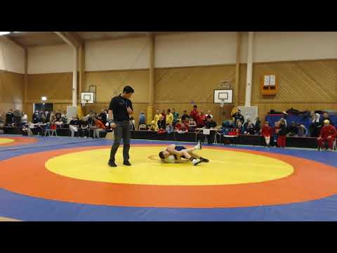 Matheo Jensen (Kolsva IF) vs Milan Metto (Atak Wrestling) Uppsala 4 : 17 (1/3)