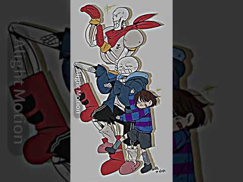 Undertale vs Overtale [ Papyrus, sans, frisk ]