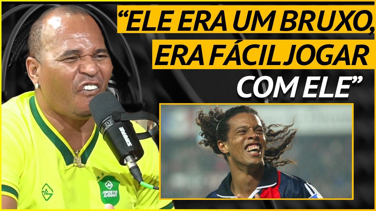 ALOÍSIO CHULAPA CONTA COMO ERA JOGAR AO LADO DO RONALDINHO
