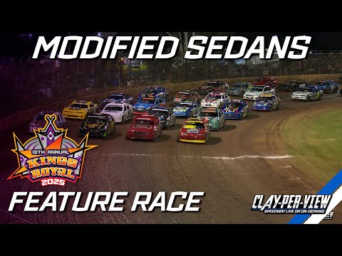 Modified Sedans | Kings Royal XIII - Kingaroy - 26th Jan 2025 | Clay-Per-View
