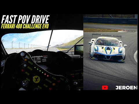 FAST POV DRIVE in a FERRARI 488 Challenge EVO around Dutch GP Zandvoort