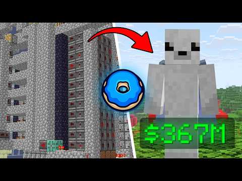 Turning Cobblestone Into An Elytra On Donut Smp