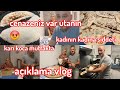 VLOG/AÇIKLAMA📣 UTANIN BİRAZ❗️CENAZENİZ VAR❌️KADININ KADINA ŞİDDETİ 😡KARI KOCA MUTFAKTA NE PİŞIRDİK