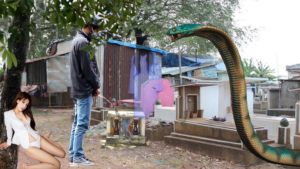 Dẫn gái ngành ra nghĩa địa mây mưa rồi tè bậy lên ngôi miếu nhỏ cô gái kinh hãi ngất xỉu khi....