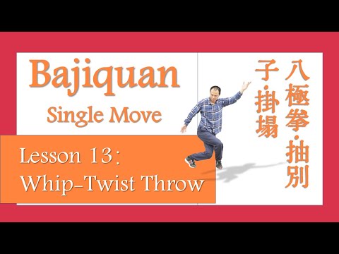 Bajiquan Online Tutorial Lesson 13 – Single Move & Applications 八極拳抽別子掛塌教學實戰用法