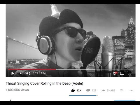My first 1 million views video (throat singing cover)