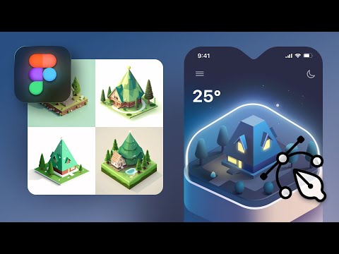 Turn Midjourney Illustration to Vector in Figma thumbnail