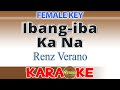 Ibang-iba Ka Na - Renz Verano (Karaoke) FEMALEY KEY