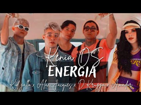 Kenia OS x Kid Gallo x Alan Jacques x D Krugga x Amador - ENERGÍA (Letra) ⚡🌈