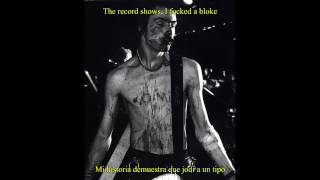 Sid Vicious - My Way [ Lyrics &amp; subtitulado al Español ]