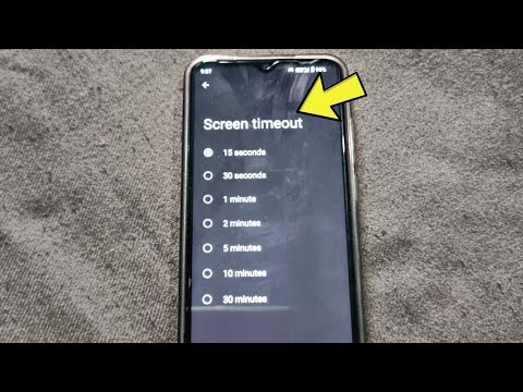 how to set screen time out in redmi A2 | auto display off timer set in redmi A2