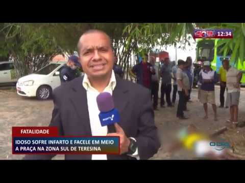 ROTA DO DIA 18 03 20  Idoso sofre infarto e falece em praça de Teresina