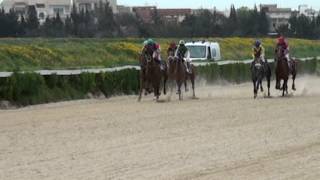 preview picture of video 'Tunisie:Course N5 - 17-03-2013 - cam Magturf.com - Hippodrome de Ksar Said'