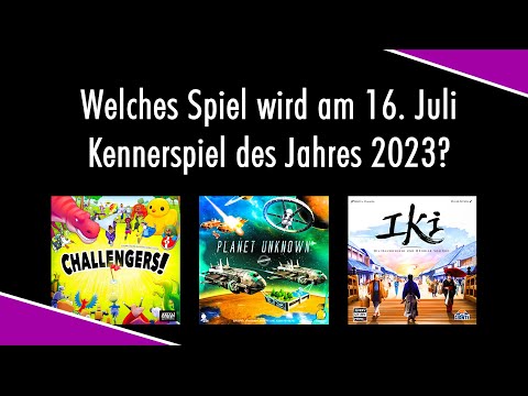 Spezial - KENNERSPIEL DES JAHRES 2023 - Die Nominierten - Stimmung - Spiel doch mal!