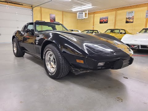 1979 Black Corvette Stingray Auto T Top Video