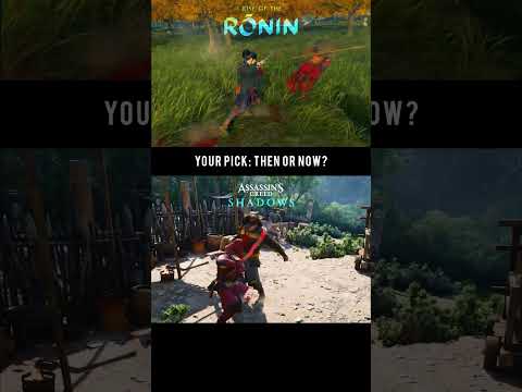 Assassin's Creed Shadows vs Rise of The Ronin - Finishing Move Comparison #assassinscreedshadows