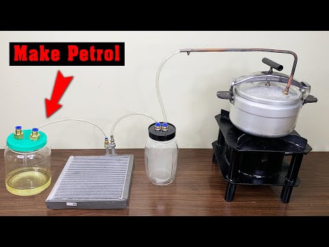 Plastic to Fuel | Using Waste Oil Burner to distill into Petrol