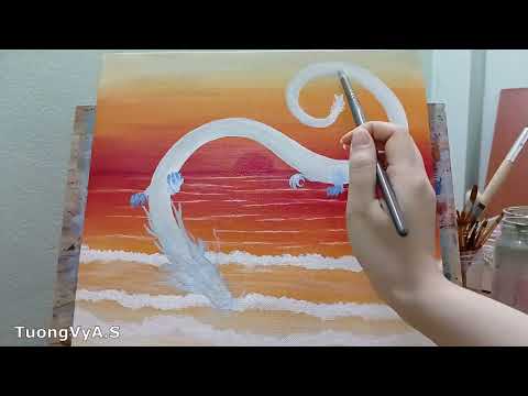 The Dragon In My Dream I Acrylic Painting I Tuong Vy A.S