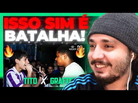 (IT RHYMED IN ENGLISH!?😱) TITO x GRAFITEH | SEMIFINAL | #BDN201 | REACT BAUEB