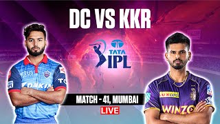 🔴 IPL Live: DC vs KKR Live – Live Score And Commentary | Only in India | IPL Live Match Today 2022