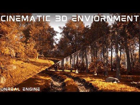 Autumn Forest Path - 3D Environment Design - Unreal Engine 5