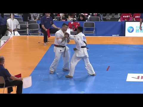 【新極真会】Court2 1stRound16 man Cristobal David Vidal vs Bishnu Sarki The 12th World Karate Championship