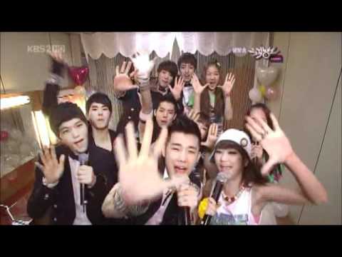 100702 Infinite and Sistar waiting room