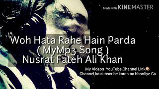 Woh Hata Rahe Hain Parda Sare Baam Chupke Chupke Nusrat Fateh Ali Khan Remix Dr Zubair