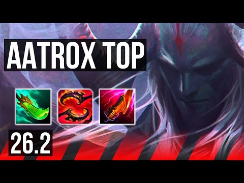 AATROX vs YORICK (TOP) | 7k gold comeback, 39K damage | KR Master | 26.2
