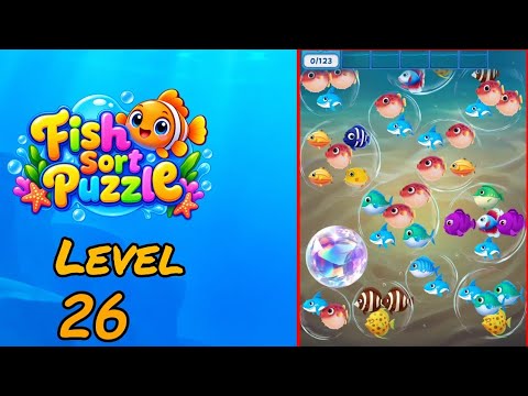 Fish Sort Puzzle Level 26 Walkthrough thumbnail