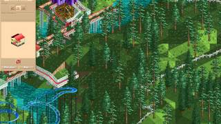 preview picture of video 'Let's play Rollercoaster Tycoon #141 (Rainbow Valley: Gift from the Heavens, holy trees)'